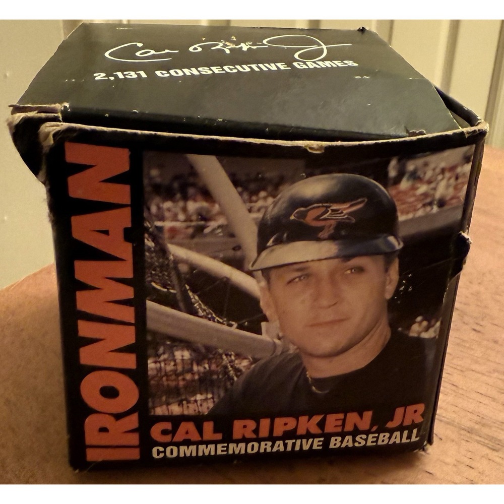 Cal Ripken Jr‎ Ironman Commemorative Limited Edition Baseball with Box & COA